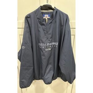NFL Seattle‎ Seahawks Pullover Windbreaker Jacket Equipment 3XL